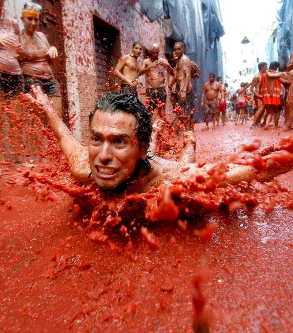 La Tomatina de Bunyol, una fiesta española muy peculiar